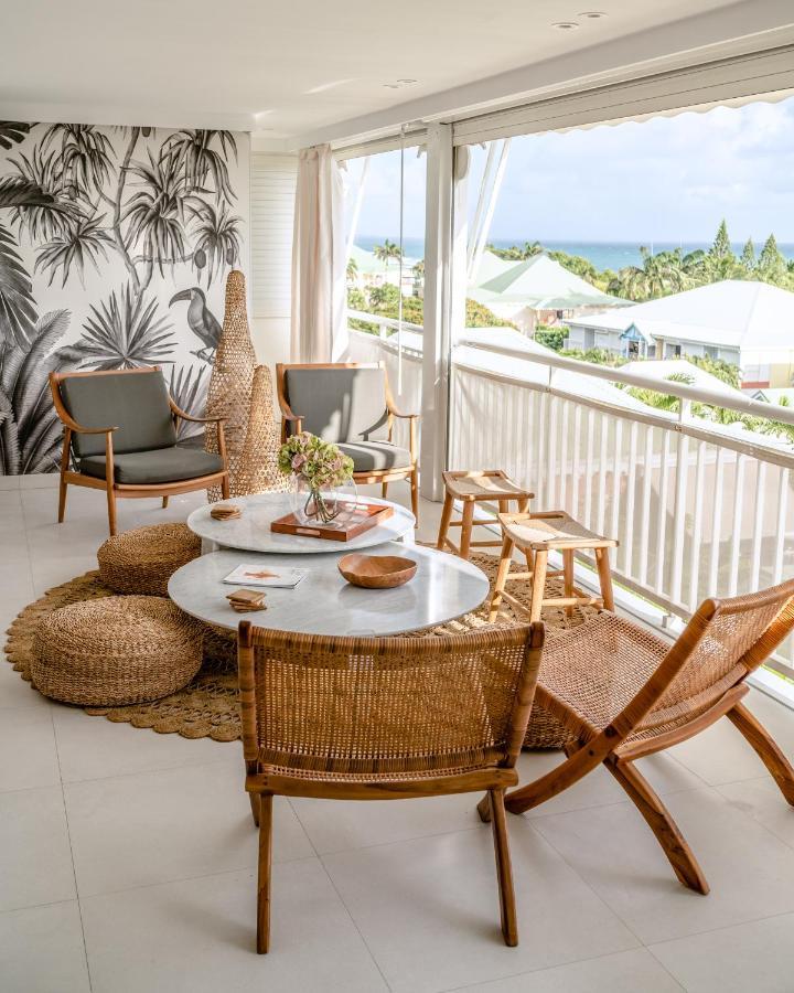Appartement Toucan - Grand Standing Pleine Vue Mer Saint-Francois  Buitenkant foto